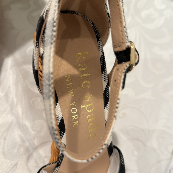 🎉HP🎉 ♠️Kate spade “Tianna” Wicker Sandal. Ladies 8.5 - Picture 9 of 15